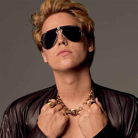 cole sprouse versace sunglasses